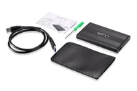Externý box na pevný disk Sveon STG062 pre 2,5" HDD, USB 3.0, hliník, čierny, max. 2 TB 3