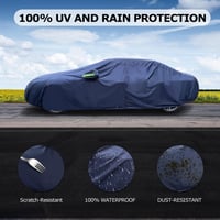 Svnqney 10 rétegű autótakaró BMW X1 2012-2024 vízálló pormentes garázstakaró 5