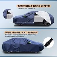 Svnqney 10 rétegű autótakaró Land Rover Range Rover Sport 2005-2025 vízálló porfedél 3
