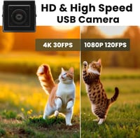 SVPRO 1080P 120fps USB kamera M12 széles látószög 12MP 4K 30fps 3D nyomtató kamera - 11.6MP-H110 M12 Lens+Case 2