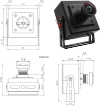 SVPRO 1080P 120fps USB kamera M12 széles látószög 12MP 4K 30fps 3D nyomtató kamera - 11.6MP-H110 M12 Lens+Case 7