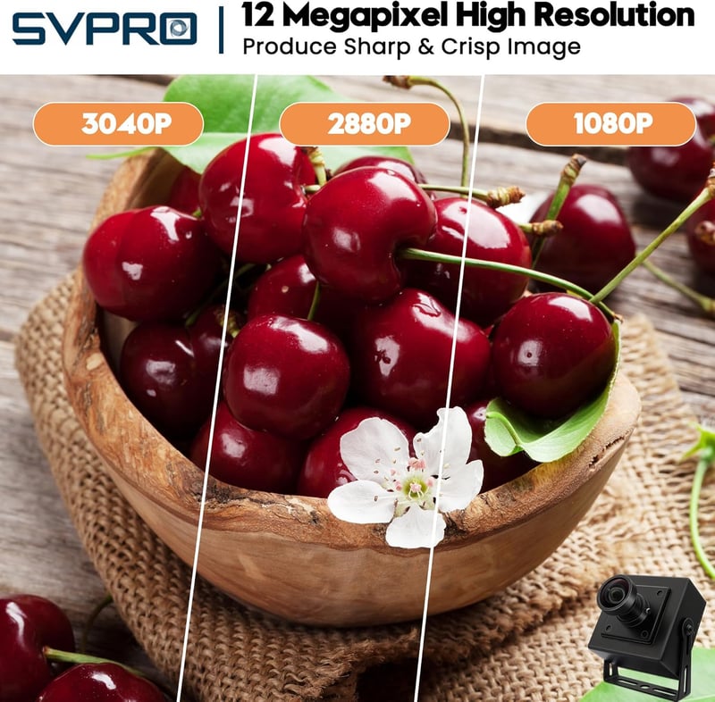 SVPRO 1080P 120fps USB kamera M12 széles látószög 12MP 4K 30fps 3D nyomtató kamera - 11.6MP-H110 M12 Lens+Case