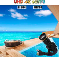 Svpro 4K 60fps Webkamera Manuális Zoommal - USB 3.0/HDMI Kamera 10X Optikai Zoommal, 5-50mm Teleobjektívvel PC, Laptop és Monitor Csatlakozt 2