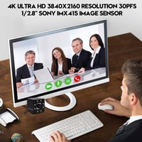 SVPRO 4K Autofokusz USB Webkamera 30fps IMX415 Szenzor 100° Lencse LED Világítás Streaming Oktatás Ipari Kamera 3