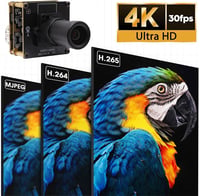 Svpro 4K HDMI USB Kameramodul IMX415 Szenzorral - 30FPS Ipari Webkamera M16 Lencsével, Alacsony Fény Érzékelés, UVC Kompatibilis Gépi Látásh 2