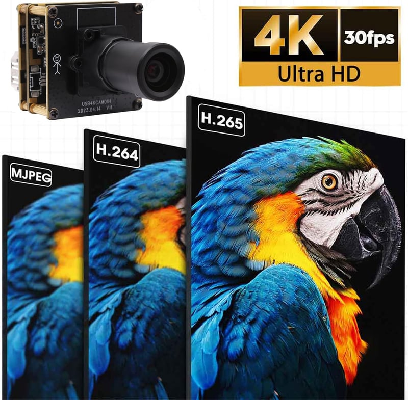 Svpro 4K HDMI USB Kameramodul IMX415 Szenzorral - 30FPS Ipari Webkamera M16 Lencsével, Alacsony Fény Érzékelés, UVC Kompatibilis Gépi Látásh