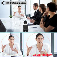 SVPRO 4K USB HDMI Webkamera Manuális Zoommal, H.264 Változtatható Fókusszal, Kettős Kimenettel Laptophoz, Tablethez, TV-hez és Monitorhoz 6