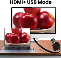 SVPRO 4K USB HDMI Webkamera Manuális Zoommal, H.264 Változtatható Fókusszal, Kettős Kimenettel Laptophoz, Tablethez, TV-hez és Monitorhoz 3