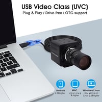 Svpro 4K Webkamera 10X Optikai Zoom, 8MP USB Kamera Számítógéphez, Windows/Mac/Linux Kompatibilis 5