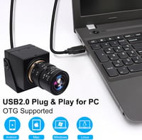 Svpro 4K Webkamera USB és HDMI Kimenettel - Manuális Zoom 2.8-12mm CS Objektívvel, IMX415 CMOS Szenzor, Közeli Fotózáshoz, Élő Közvetítéshez 4