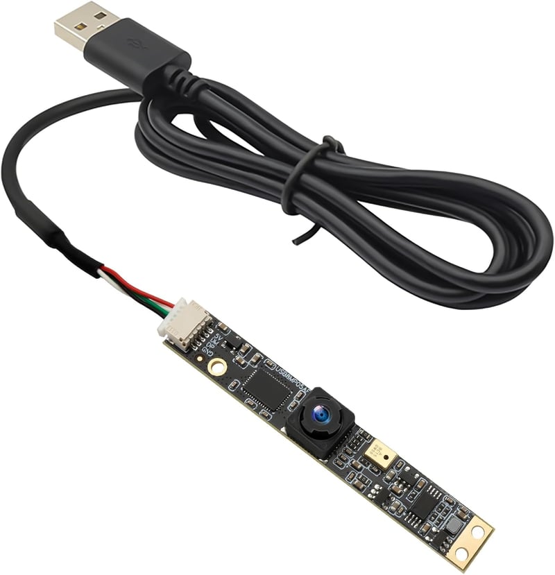 Svpro 8MP USB Kameramodul Mikrofonnal - 105° Széles Látószögű 4K Webkamera Fix Fókusszal Lézergravírozáshoz, PC, Raspberry Pi Kompatibilis