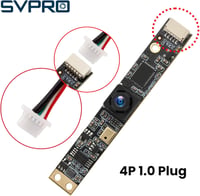 Svpro 8MP USB Kameramodul Mikrofonnal - 105° Széles Látószögű 4K Webkamera Fix Fókusszal Lézergravírozáshoz, PC, Raspberry Pi Kompatibilis 6