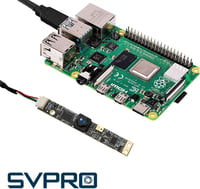 Svpro 8MP USB Kameramodul Mikrofonnal - 105° Széles Látószögű 4K Webkamera Fix Fókusszal Lézergravírozáshoz, PC, Raspberry Pi Kompatibilis 4