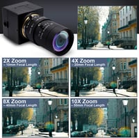 Svpro 8MP USB Webkamera 5-50mm Manuális Zoom Objektívvel, Sony IMX179 Szenzor, 2448P Felbontás, Windows/Linux/Mac Kompatibilis, Ipari és Orv 6