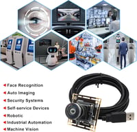 Svpro Jeston Nano 5MP 30FPS USB kamera modul M12 120° széles látószög webcam - 5MP-H120 M12 (HFOV 118°) 7