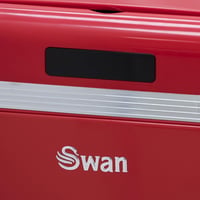 Coș de gunoi automat cu senzor de mișcare Swan Retro, 45 litri, design vintage, roșu, recipient inteligent de mare capacitate pentru deșeuri 4
