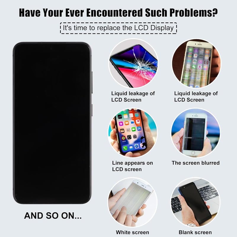 SWARK Galaxy S23 LCD kijelző csere keret nélkül ujjlenyomat érzékelő nélkül szerelőkészlet