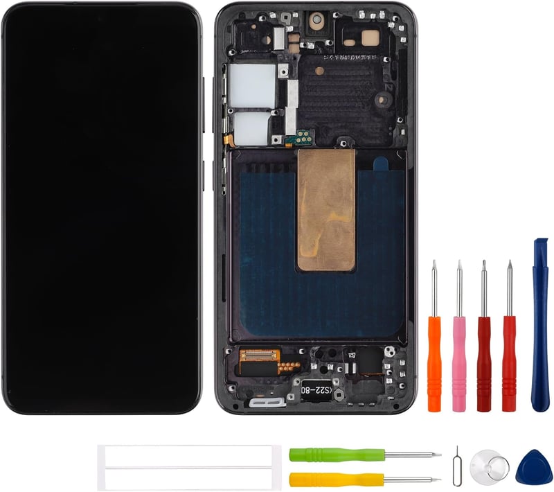 SWARK Galaxy S23 LCD kijelző csere keret nélkül ujjlenyomat érzékelő nélkül szerelőkészlet