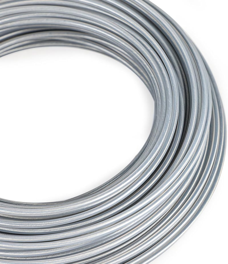 SWAWIS 3.0mm x 41m Acélhuzal Fűkasza Damil Fűnyíró Szál Kerthez