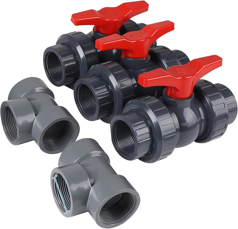 SWAWIS 50mm Medence Bypass Szett Hőszivattyú Csatlakozás Fűtésszabályozás