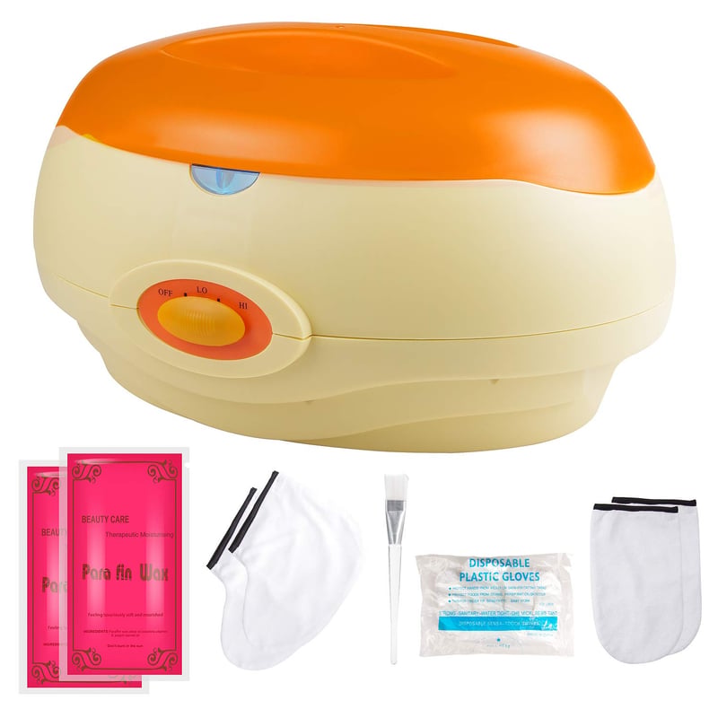 SWAWIS Set pentru tratament cu parafină pentru mâini și picioare, 200 W, 900 g parafină