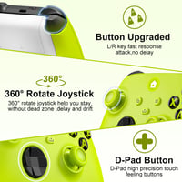 SWCTIM bežični Xbox kontroler – kompatibilan s Xbox One, Xbox Series X/S, Xbox One X/S, žuti gamepad 6