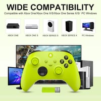 SWCTIM bežični Xbox kontroler – kompatibilan s Xbox One, Xbox Series X/S, Xbox One X/S, žuti gamepad 2
