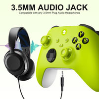 SWCTIM bežični Xbox kontroler – kompatibilan s Xbox One, Xbox Series X/S, Xbox One X/S, žuti gamepad 4