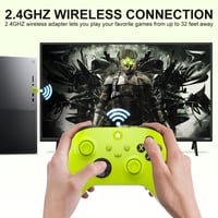 SWCTIM bežični Xbox kontroler – kompatibilan s Xbox One, Xbox Series X/S, Xbox One X/S, žuti gamepad 3