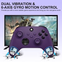 SWCTIM bežični kontroler za Xbox, kompatibilan s Xbox One, Xbox Series X/S, Xbox One X/S, ljubičaste boje 4