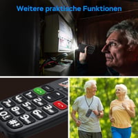 Telefon mobil pentru seniori SweetLink S2PLUS fără abonament, telefon cu butoane mari, Dual-SIM, funcție SOS 7