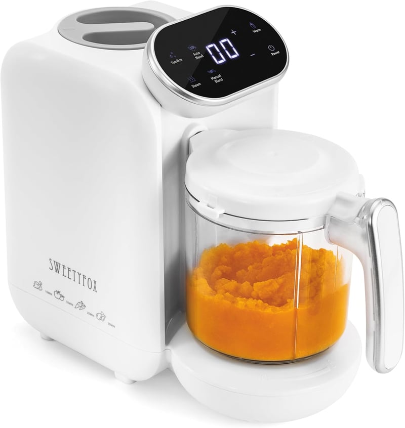 Sweety Fox 7 funkciós bébiétel készítő gőzölő mixer sterilizáló