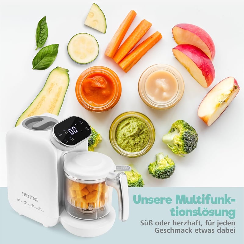 Sweety Fox 7 funkciós bébiétel készítő gőzölő mixer sterilizáló