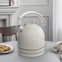 SWEISS Vintage Vízforraló 1.8L Rozsdamentes Acél 2200W Gyors Felforrás 7