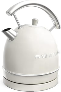 SWEISS Vintage Vízforraló 1.8L Rozsdamentes Acél 2200W Gyors Felforrás 2