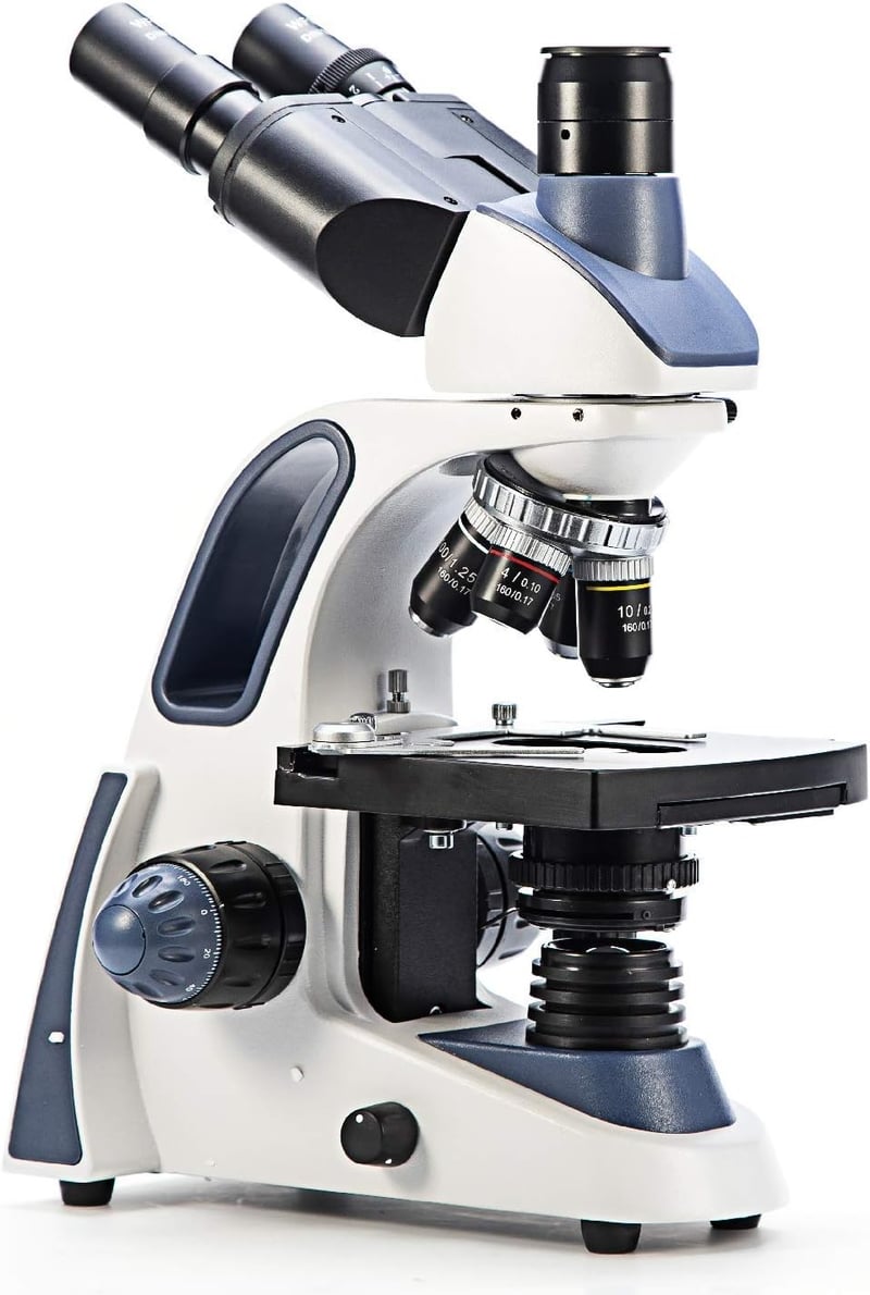 SWIFT SW380T Trinokuláris Mikroszkóp 40X-2500X Nagyítás, Laboratóriumi Összetett Mikroszkóp