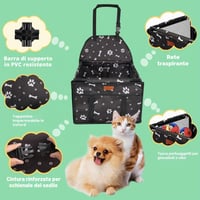 Husă auto impermeabilă pentru câini SWIHELP și geantă de transport pentru animale de companie, pentru câini, pentru mașină 4