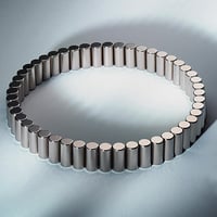Swihorab 15 db Erős Neodímium Mágnes 10x10 mm Ezüst Tábla Hűtőszekrény 6