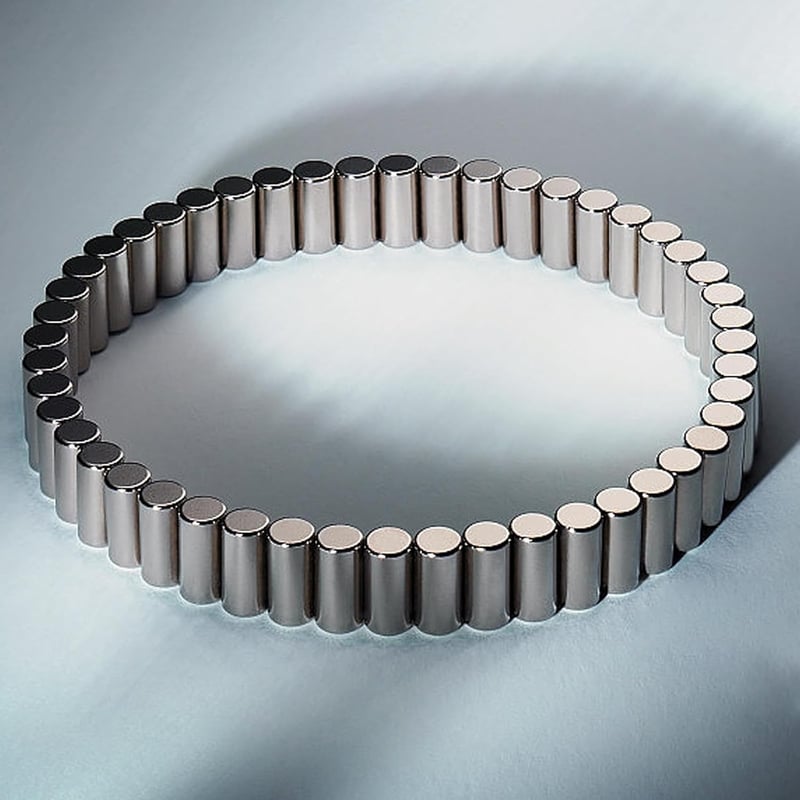 Swihorab 15 db Erős Neodímium Mágnes 10x10 mm Ezüst Tábla Hűtőszekrény