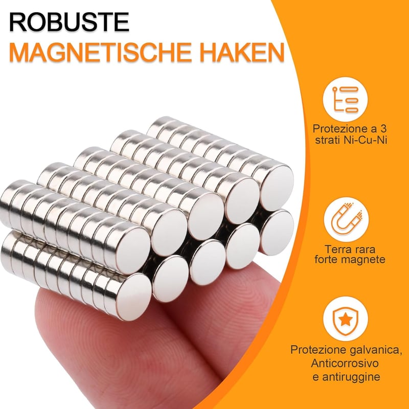 Swihorab 250db Erős Neodímium Mágnes 3x1mm Hűtőmágnes Táblához Kézimunkához