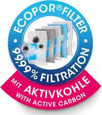 Swirl M 50 EcoPor szagmentes porszívó zsák Miele-hez, 4 db, allergia szűrő 6