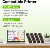 Swiss Toner 207X Kompatibilis HP Color LaserJet Pro M283fdw Fekete Toner 2