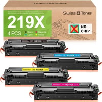 Swiss Toner HP 219X kompatibilis toner szett - fekete, cián, magenta, sárga (4 db) 1