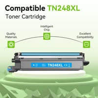 swiss toner TN248XL Kompatibilný Brother TN-248XL TN248 TN-248VAL Toner 5 ks - MFC-L3760CDW MFC-L3740CDW DCP-L3560CDW HL-L3240CDW - 2x Čierny 4