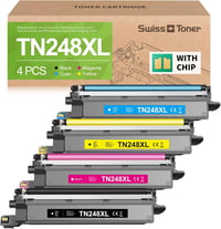 Swiss Toner TN248XL Kompatibilis Festékkazetta Brother MFC-L3760CDW DCP-L3560CDW HL-L3240CDW Nyomtatókhoz - 4 db-os Szett 1