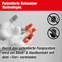 SWISSINNO No See No Touch zamka za miševe s mamcem od kikiriki maslaca – higijensko uklanjanje bez dodira – višekratna – za unutarnju i vanjsku upotrebu – 1 kom. 6