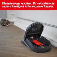 SWISSINNO Pro SuperCat Pasca na potkany – 1 pasca + 2 náplne s arašidovou návnadou – Patentovaný systém Easy Catch – Silná pružina – Opakovane použiteľná 3