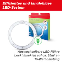 Capcană pentru insecte SWISSINNO Snapy LED 15 wați – Dispozitiv electric pentru combaterea insectelor de interior – Pentru păianjeni, țânțari și muște 6