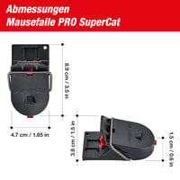 Capcană pentru șoareci SWISSINNO SuperCat PRO – 2 capcane cu momeală și 2 seringi cu momeală – Eficientă și reutilizabilă – Pentru utilizare în interior și exterior 8