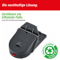 Capcană pentru șoareci SWISSINNO SuperCat PRO – 2 capcane cu momeală și 2 seringi cu momeală – Eficientă și reutilizabilă – Pentru utilizare în interior și exterior 5